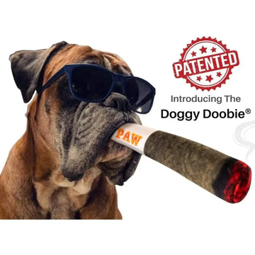 Doggy Doobie - Funny Dog Toys - Plush Squeaky Toys for Medium, Small and Large